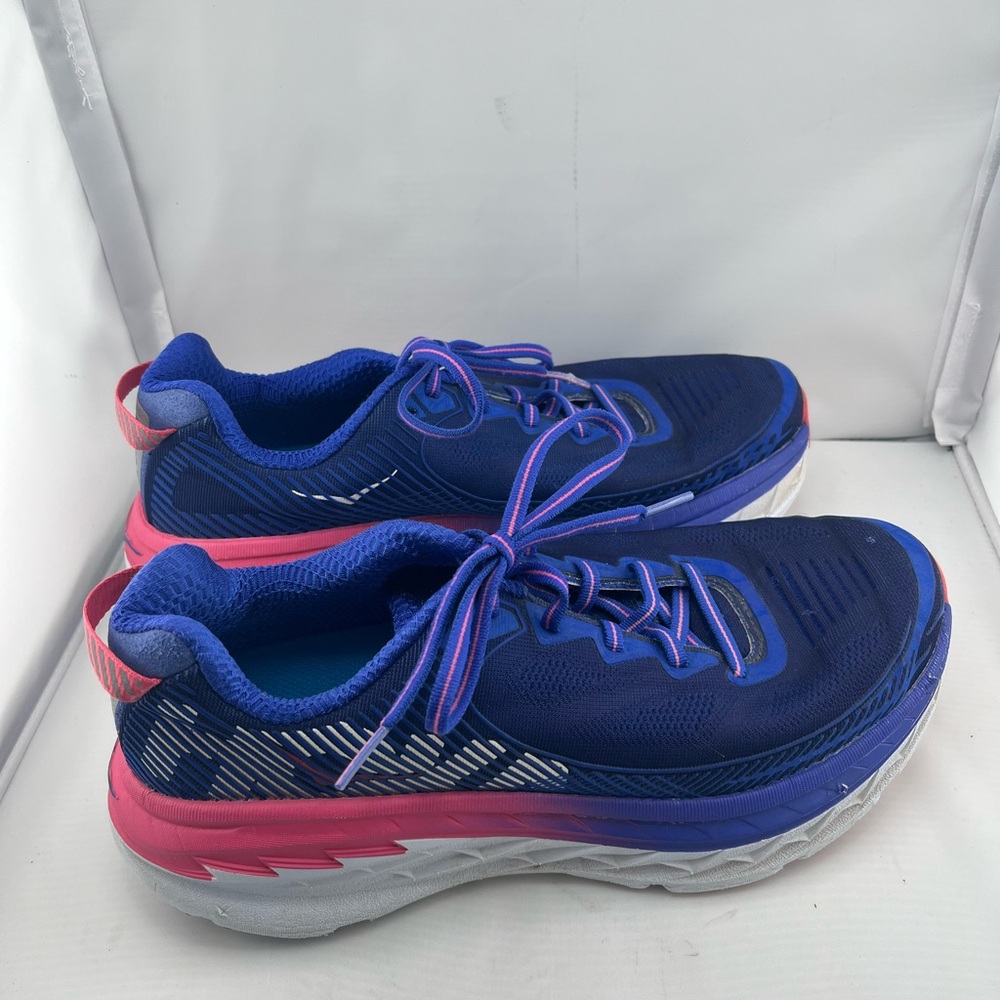 Hoka One One Bondi 5 Women’s 9 Running Shoes Blueprint Surf The Web - Picture 2 of 9